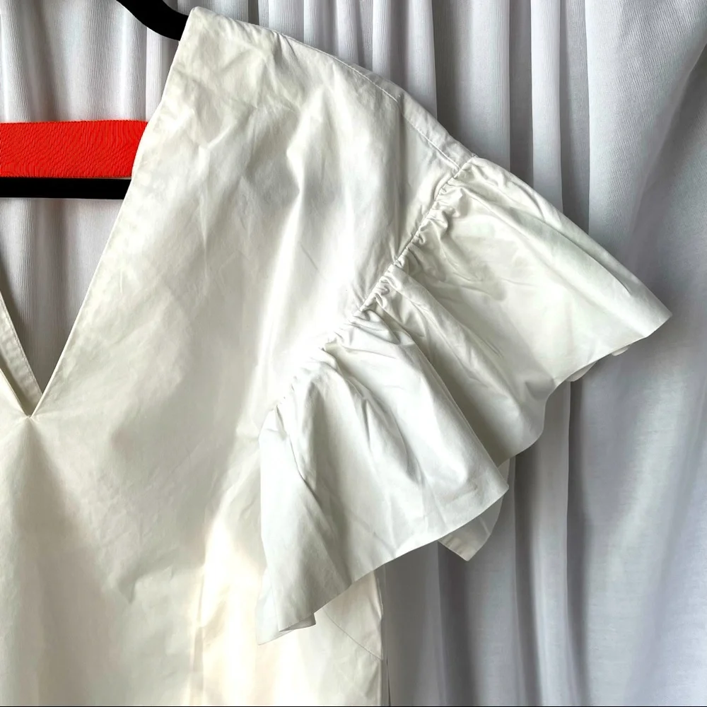 H&M White Ruffled Blouse - Picture 2 of 4
